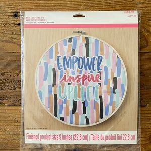 Stitchery Kit - Empower Inspire Uplift